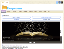 Tablet Screenshot of ilkogretmen.com